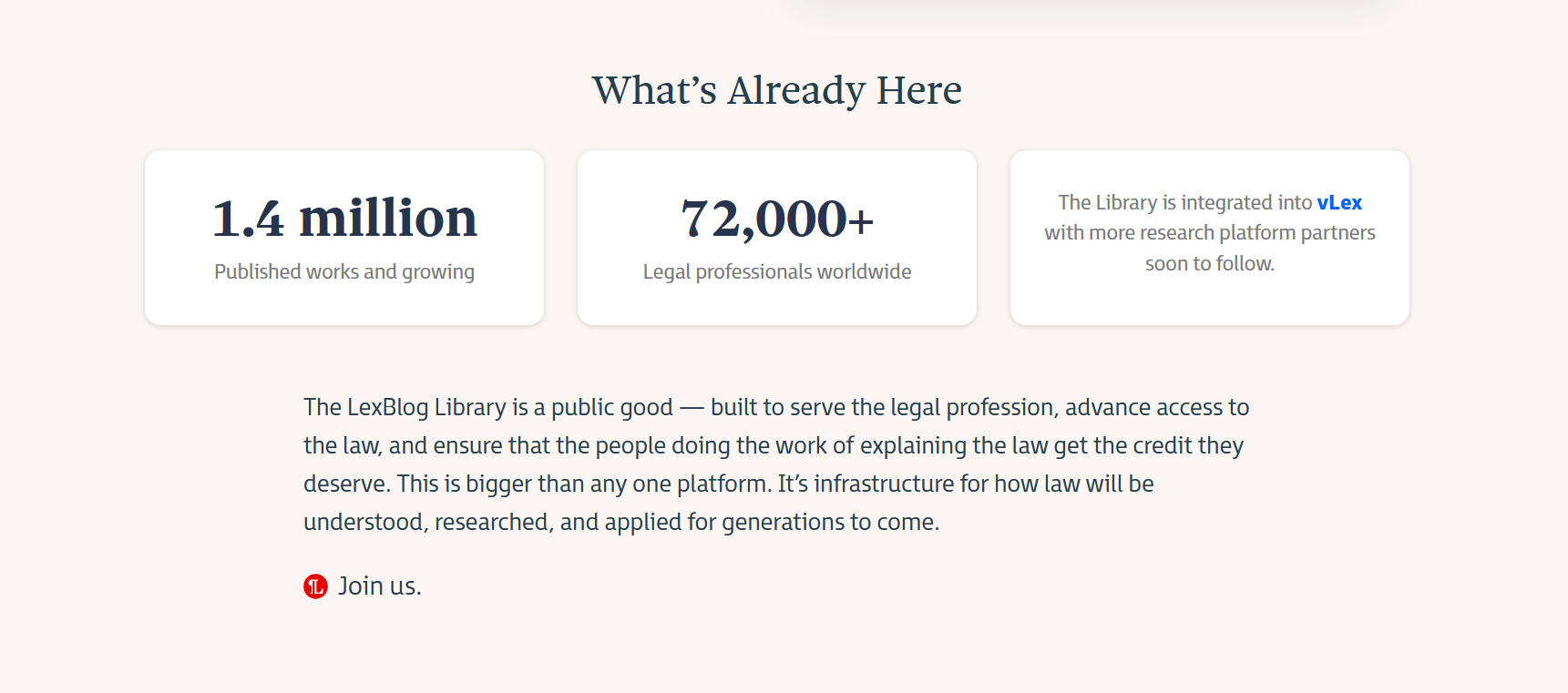 LexBlog Library publishing platform